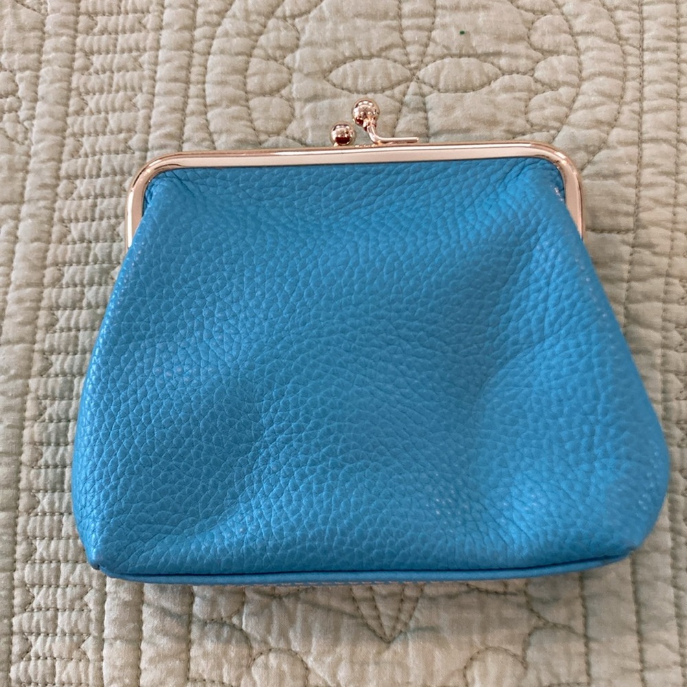 Dooney & Bourke Pebble Leather Kiss-Lock Coin Purse - Picture 2 of 5